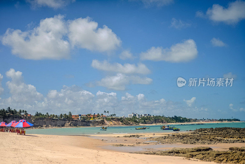 Carapibus海滩- Paraíba -巴西东北海岸